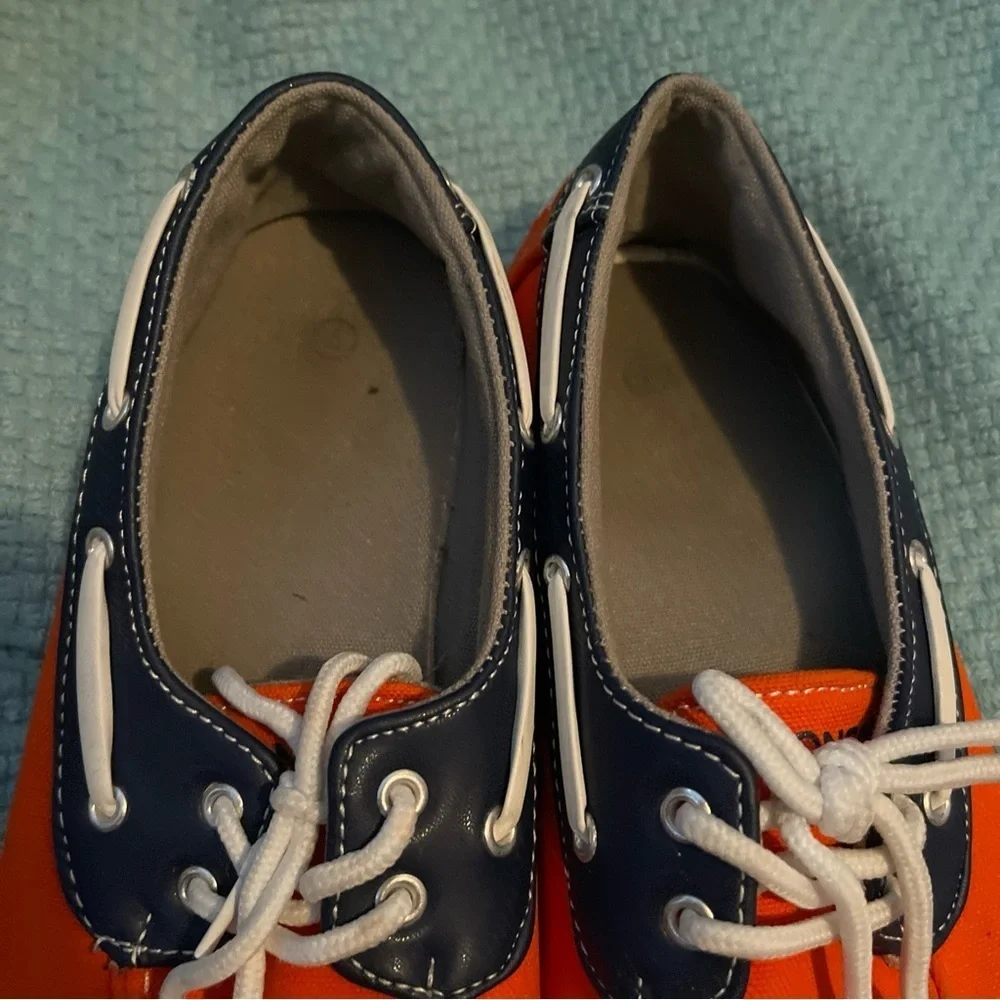 NFL Mens Denver Broncos Boat Deck Shoes - Focos - Size 7